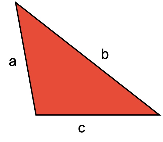 Ejemplo 3 de cálculo de triángulo.
