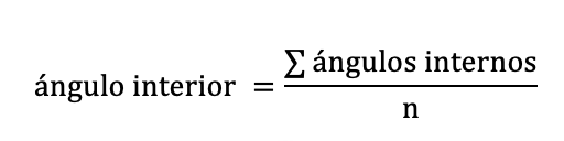 Fórmula de ángulo interior